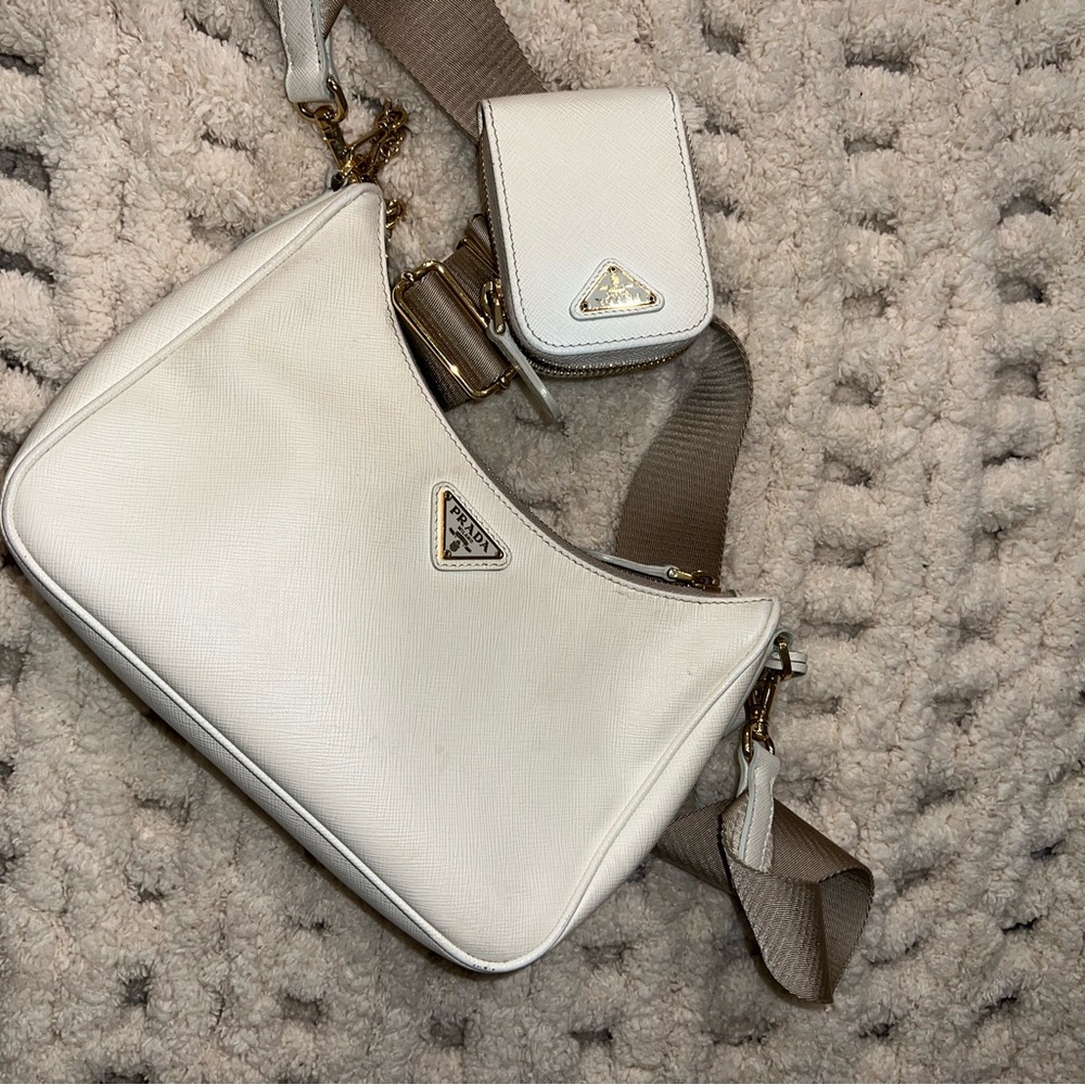 Leather Saffiano Prada Bag (Authentic) - Picture 11 of 15